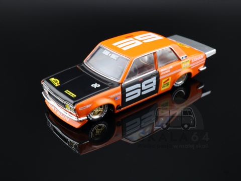 MINI GT Kaido House 004 Datsun 510 Pro Street SK510 Orange > MINI GT